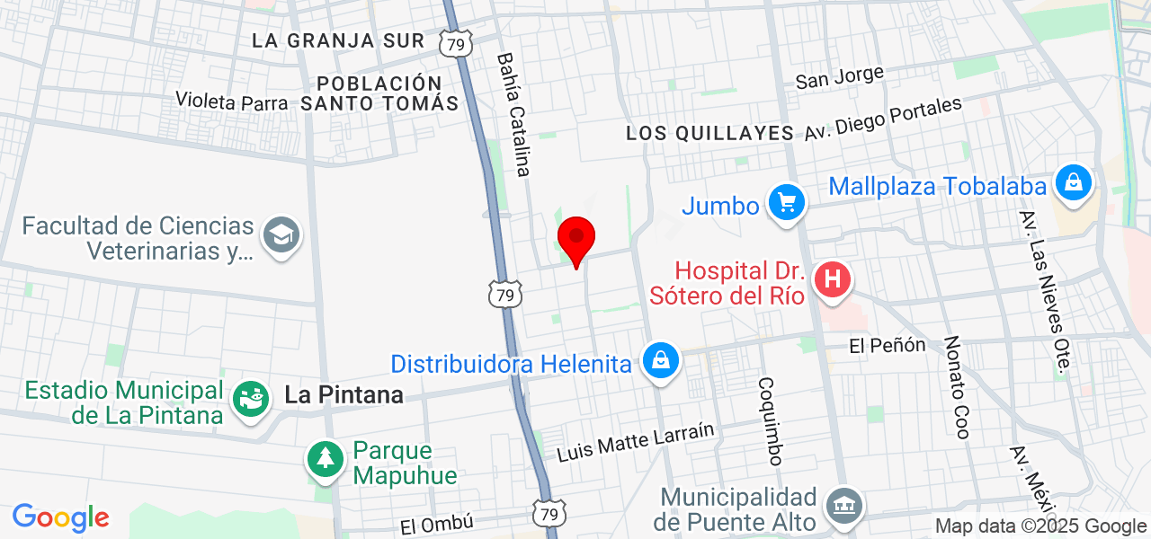 Camila Hinojosa - Región Metropolitana de Santiago - Cordillera - Mapa