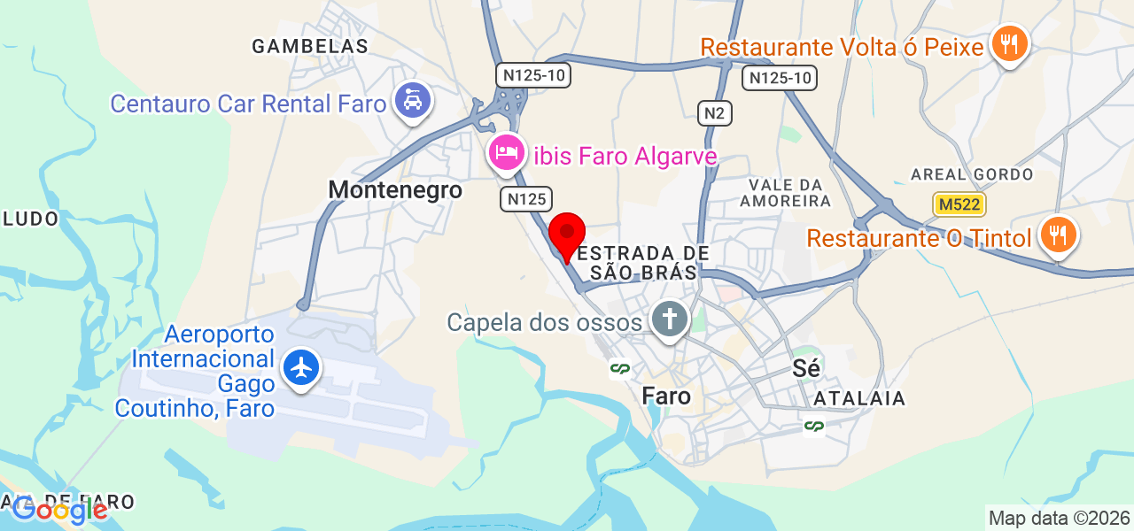 Metal Forte - Faro - Faro - Mapa