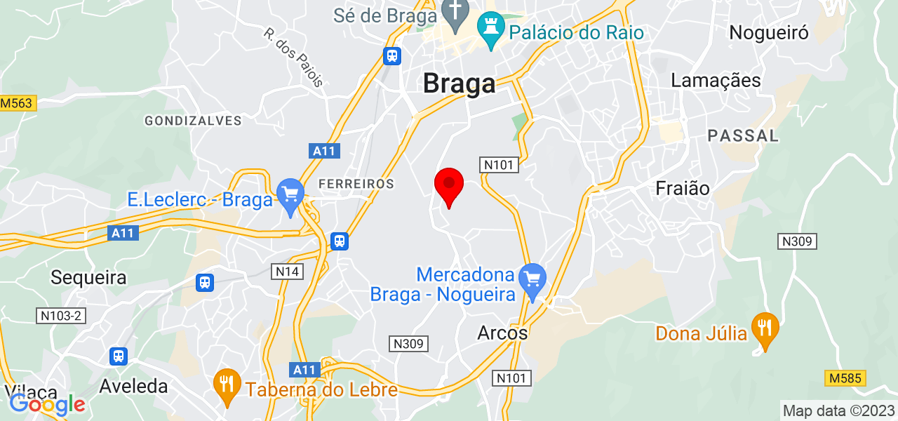 V&iacute;tor Manuel - Braga - Braga - Mapa