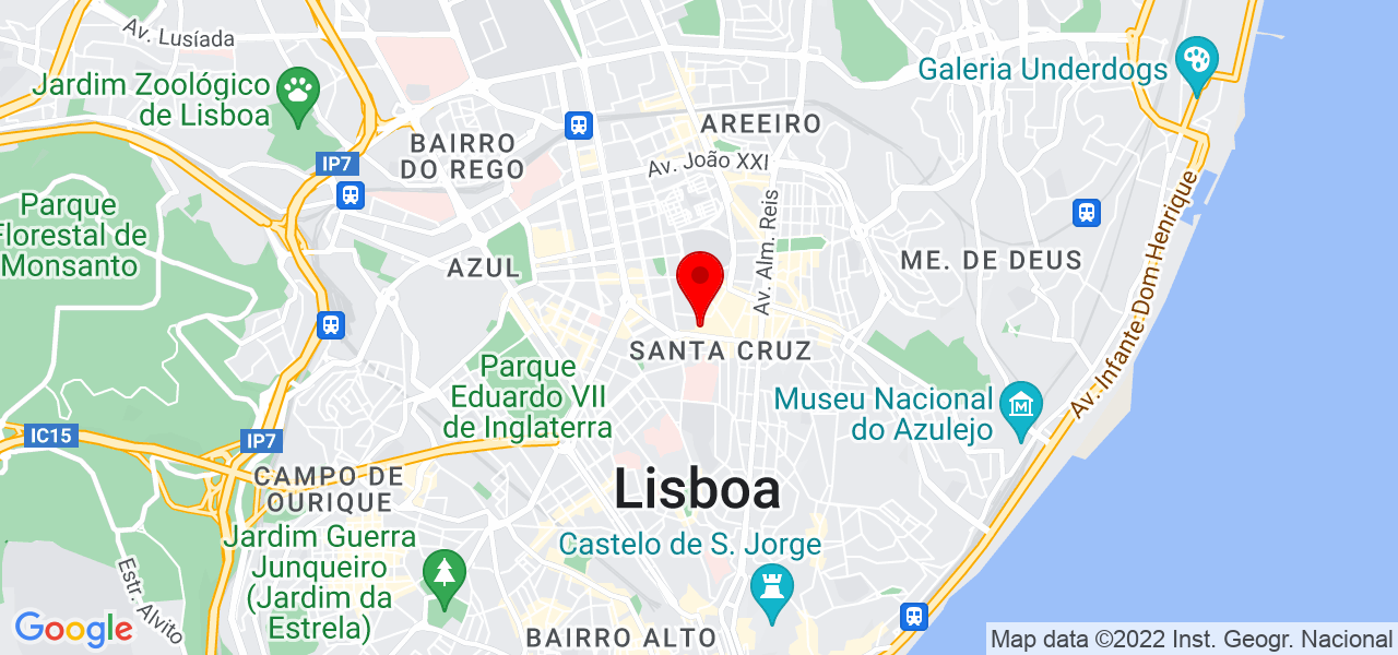 Clauber Werle - Lisboa - Lisboa - Mapa
