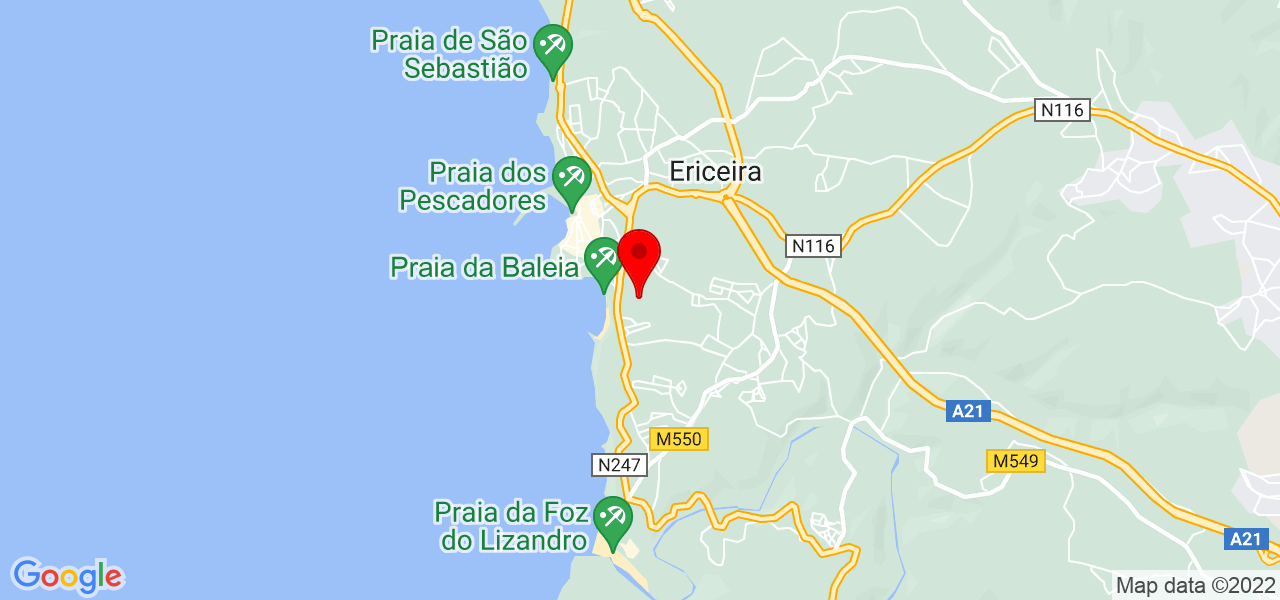 Atelier do Restauro - Lisboa - Mafra - Mapa
