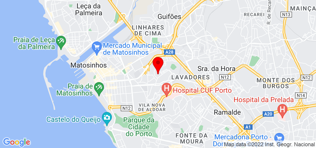 Glau Campos - Porto - Matosinhos - Mapa