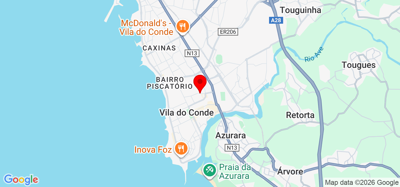 Ocean by Marian, lda / Ecovista - Porto - Vila do Conde - Mapa