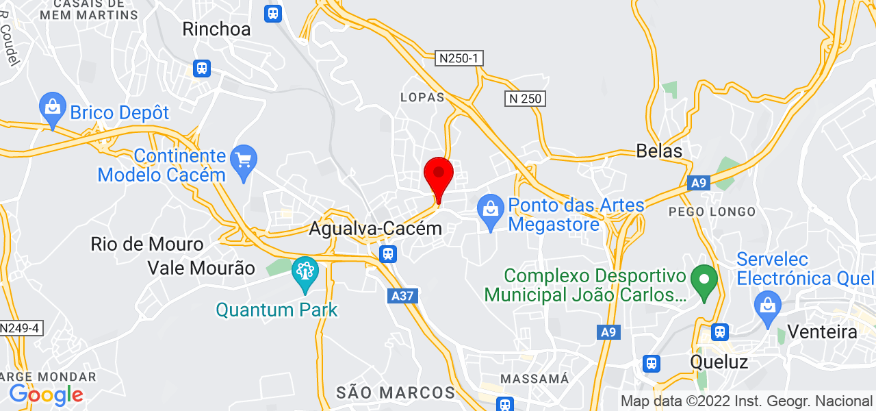 Mery da luz - Lisboa - Sintra - Mapa