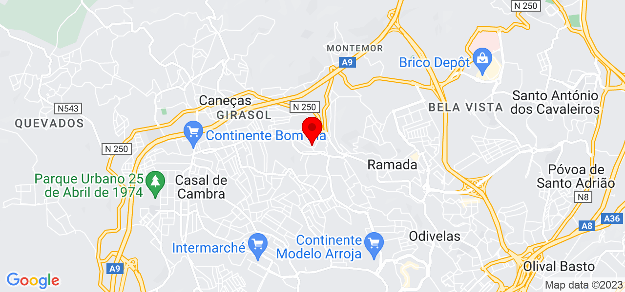 Wm service - Lisboa - Odivelas - Mapa