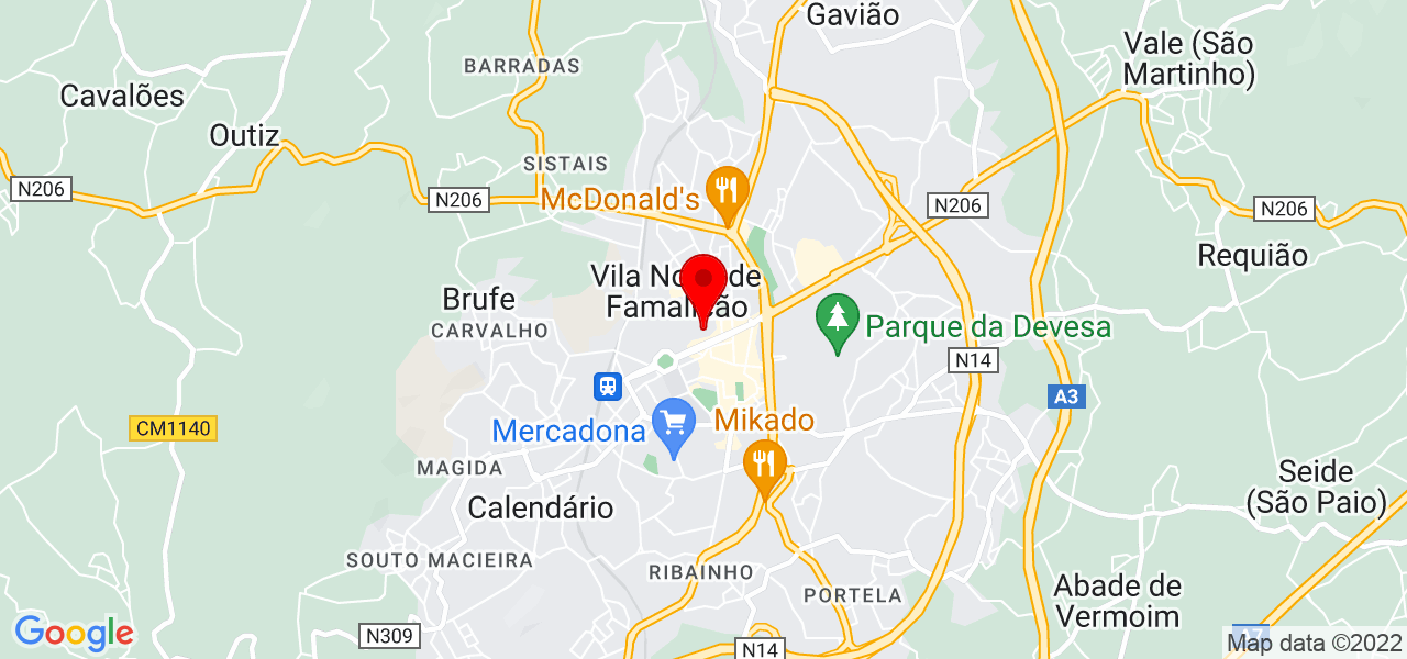 Joston pedreira de jesus - Braga - Vila Nova de Famalicão - Carte
