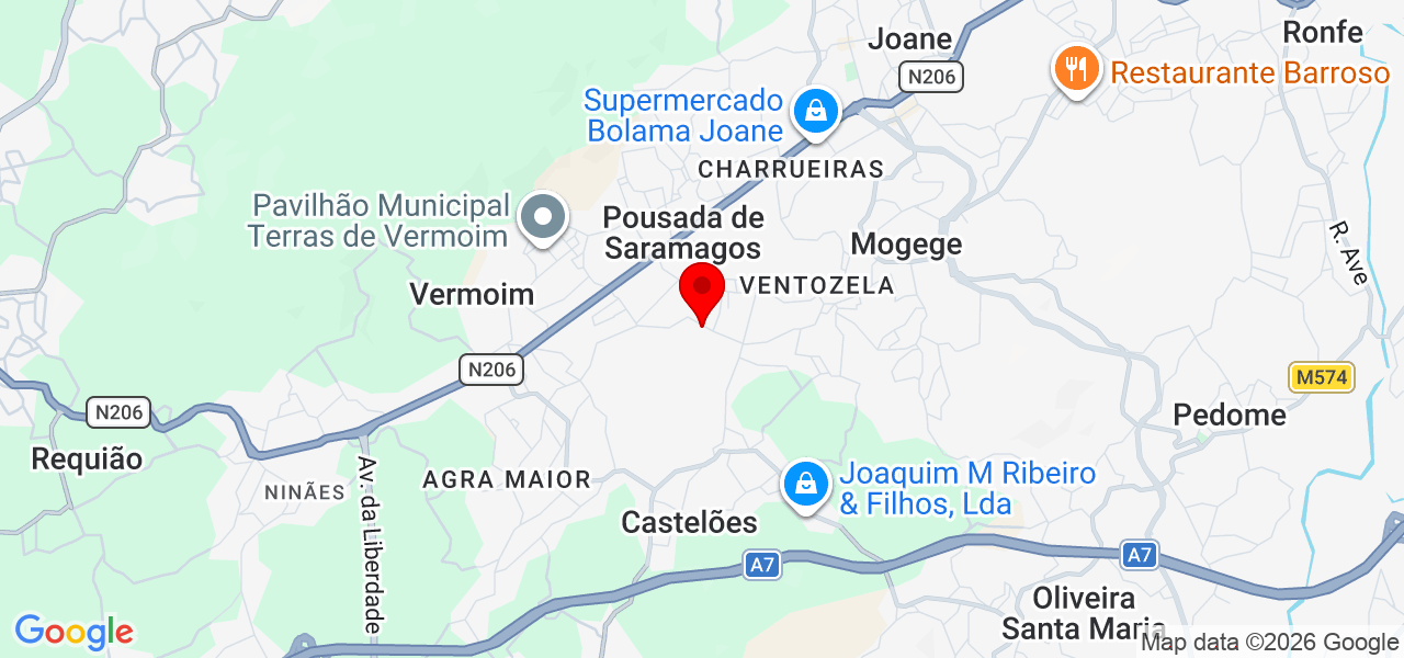 Cristal amor de patas - Braga - Vila Nova de Famalicão - Karte