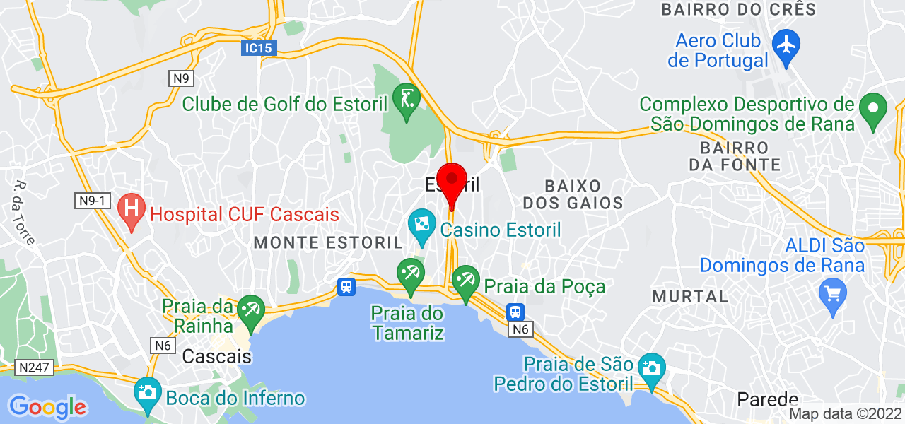 Antonio Andre - Lisboa - Cascais - Mapa