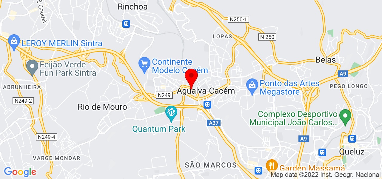 Gn pinturas e remodela&ccedil;&otilde;es - Lisboa - Sintra - Mapa