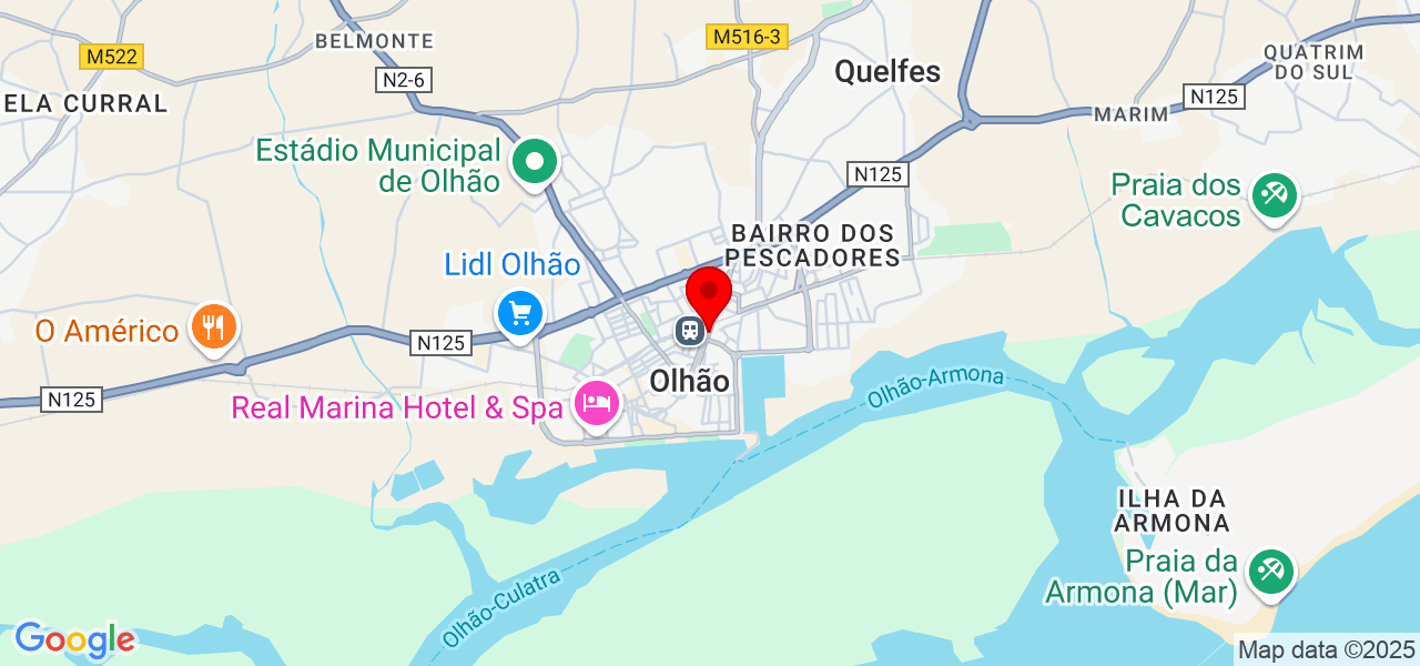 Limpeza - Faro - Olhão - Karte