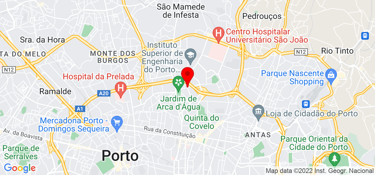Fernanda Souza - Porto - Porto - Mapa