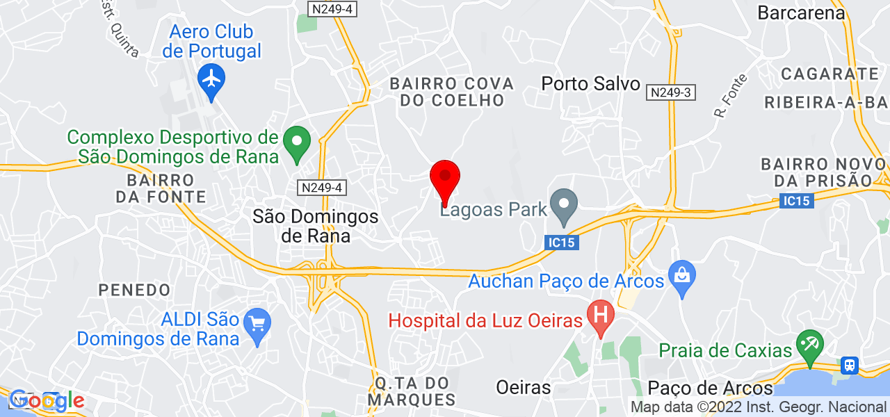 Alexandre Vidinha - Lisboa - Cascais - Mapa