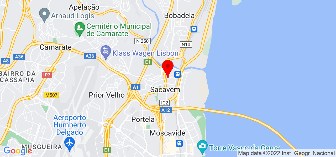 Familia Fernandes - Lisboa - Loures - Mapa