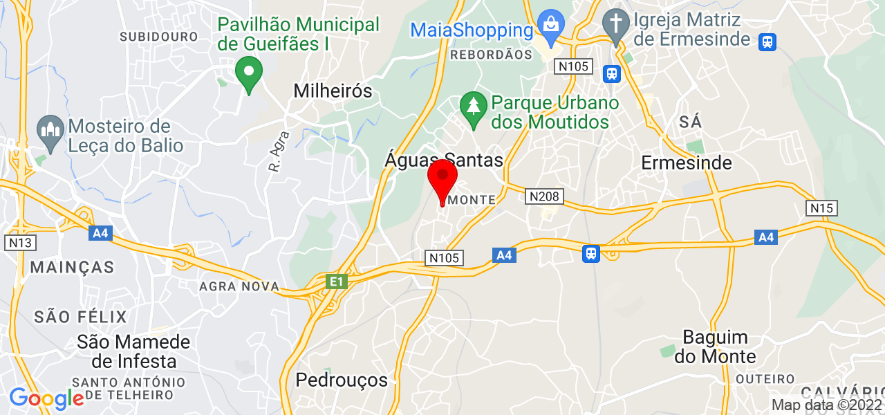 Maria Gabriela Dias - Porto - Maia - Mapa