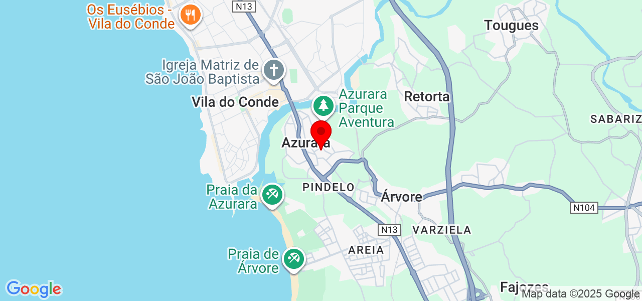 Carlos Martes - Porto - Vila do Conde - Mapa