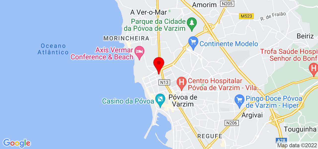 Maria Ester dos Santos Andrade - Porto - Póvoa de Varzim - Map