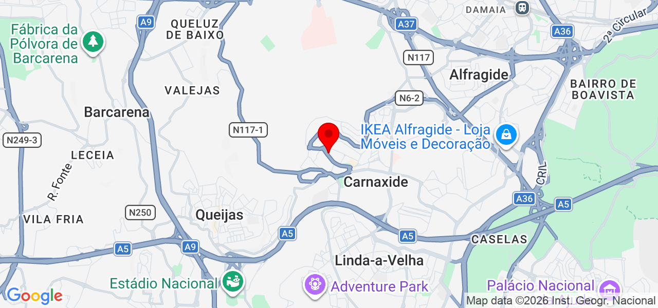 Re-Evolution - Lisboa - Oeiras - Mapa