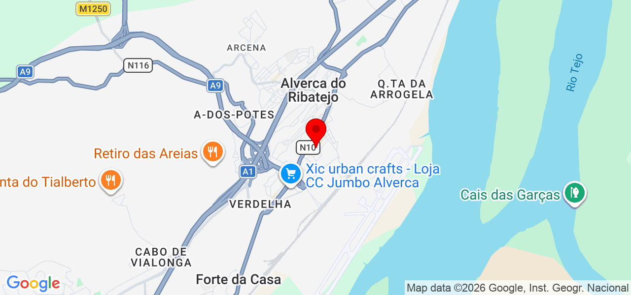 Toque Final - Lisboa - Vila Franca de Xira - Karte
