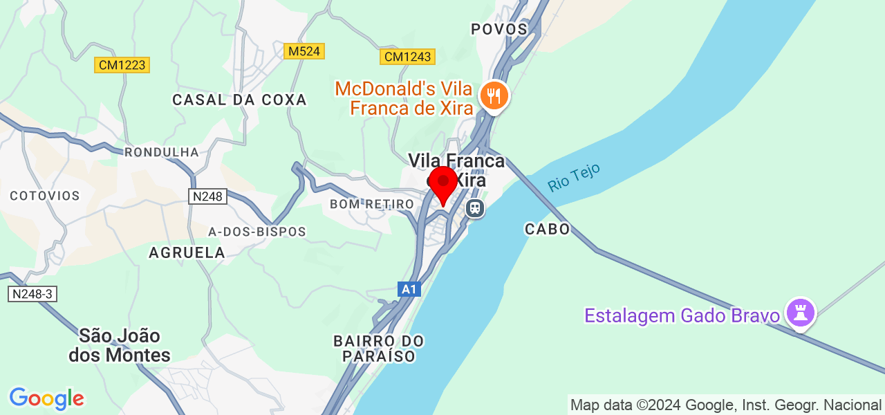 JT pinturas e acabamentos - Lisboa - Vila Franca de Xira - Map