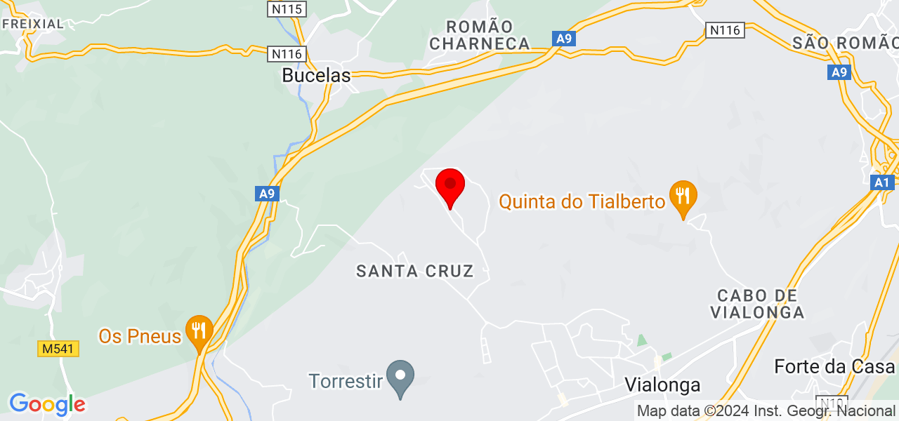 Criação e manutenção de Jardins e areas verdes - Lisboa - Vila Franca de Xira - Mapa