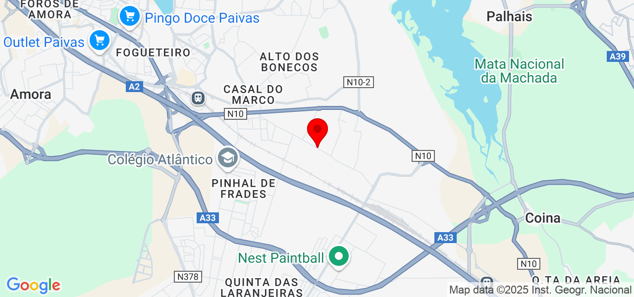 Gustavo Santos - Setúbal - Seixal - Mapa