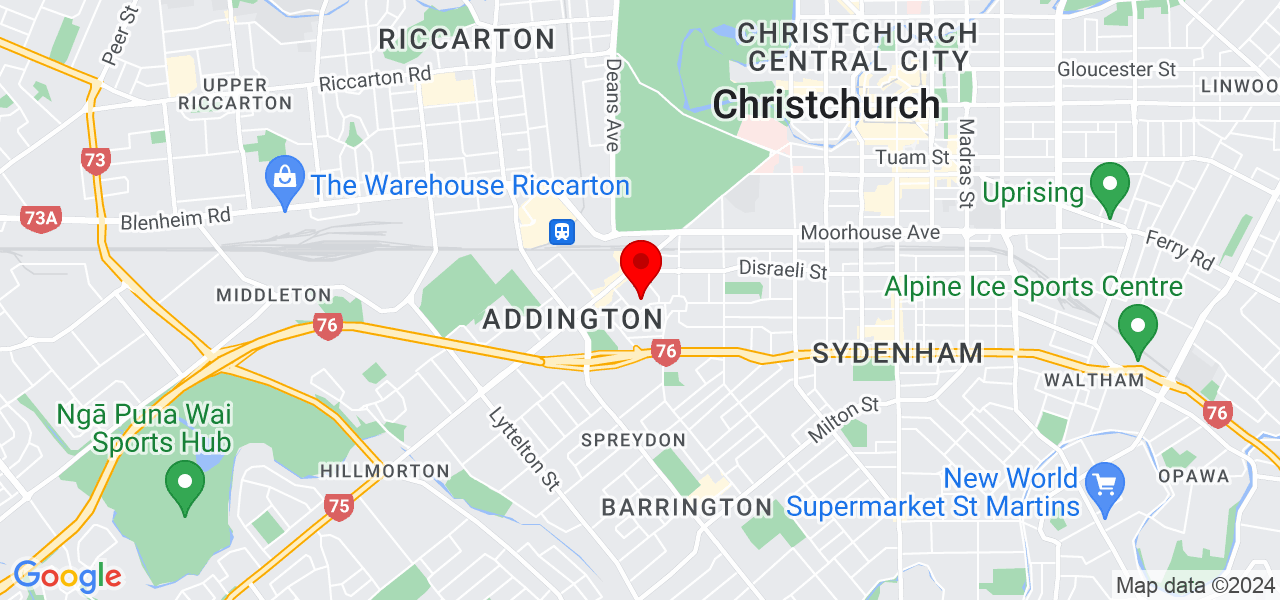 Aptitude Security - Canterbury - Christchurch - Map