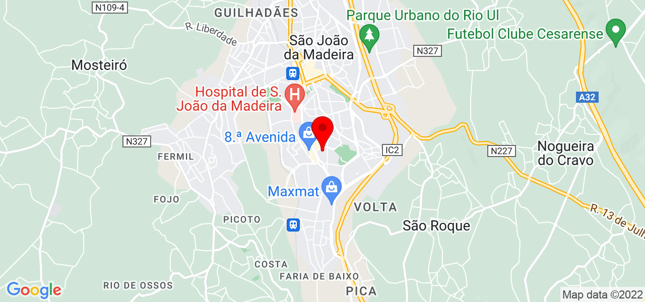 NewTek - Aveiro - São João da Madeira - Mapa