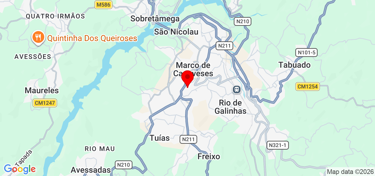 Hebert Oliveira - Porto - Marco de Canaveses - Map