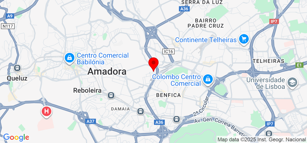 Marilia - Lisboa - Amadora - Mapa