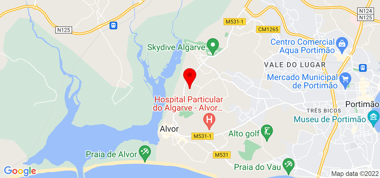Analia - Faro - Portimão - Mapa