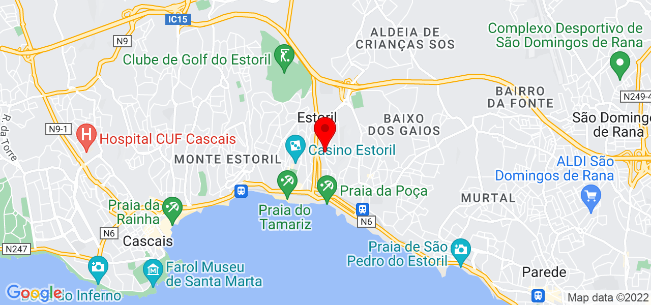 Rodrigo Gon&ccedil;alo Lobo - Lisboa - Cascais - Mapa