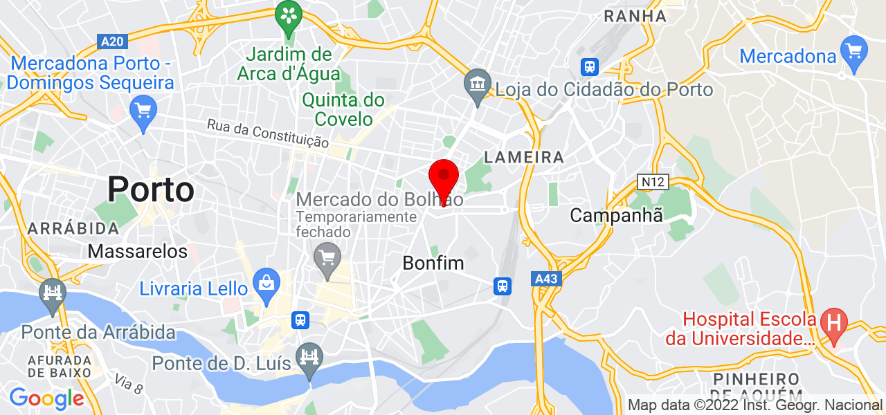 Barbara Bosque - Porto - Porto - Mapa
