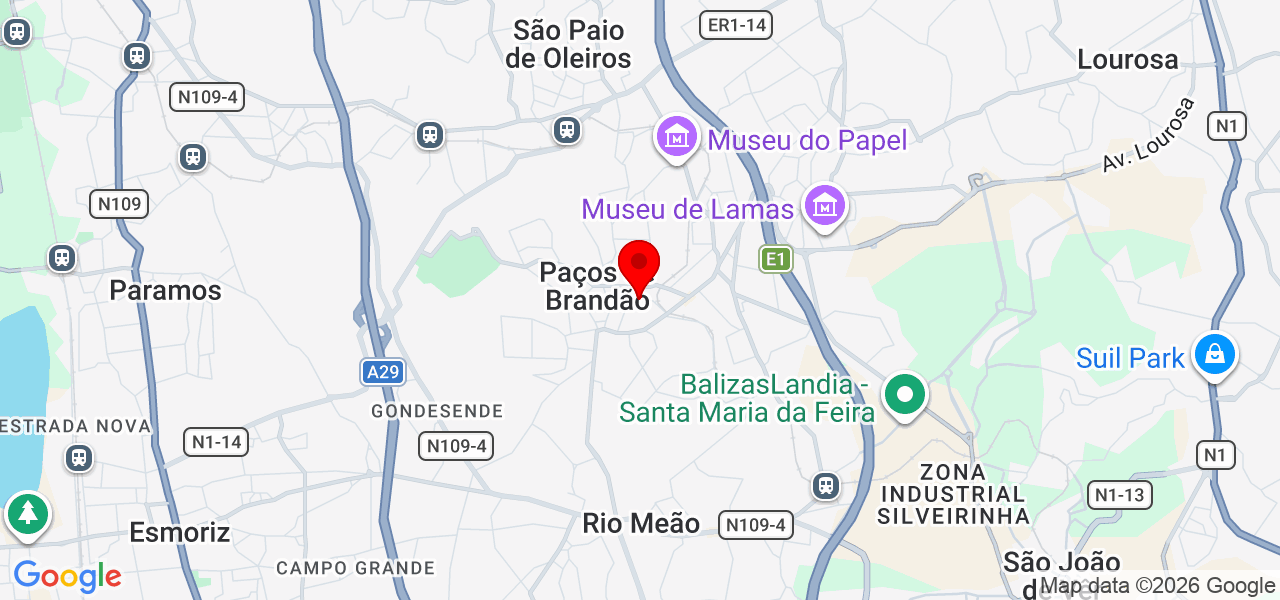 Caique - Aveiro - Santa Maria da Feira - Map