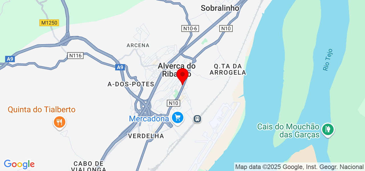 LINEAR C, LDA - Lisboa - Vila Franca de Xira - Karte