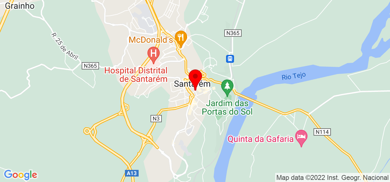 GUSTAVO SAMPAIO - Santarém - Santarém - Mapa