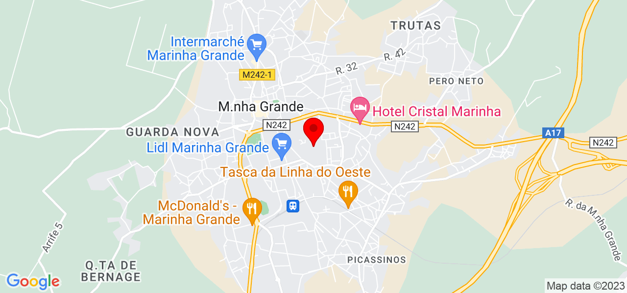 Neuza Ramos - Leiria - Marinha Grande - Mapa