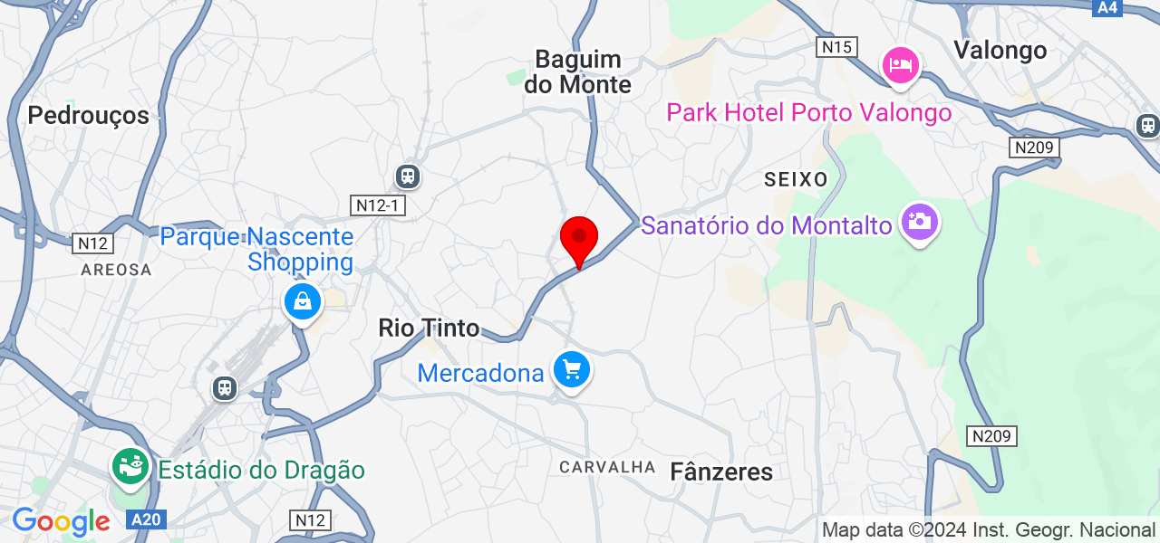 Suend Benjamin - Porto - Gondomar - Map