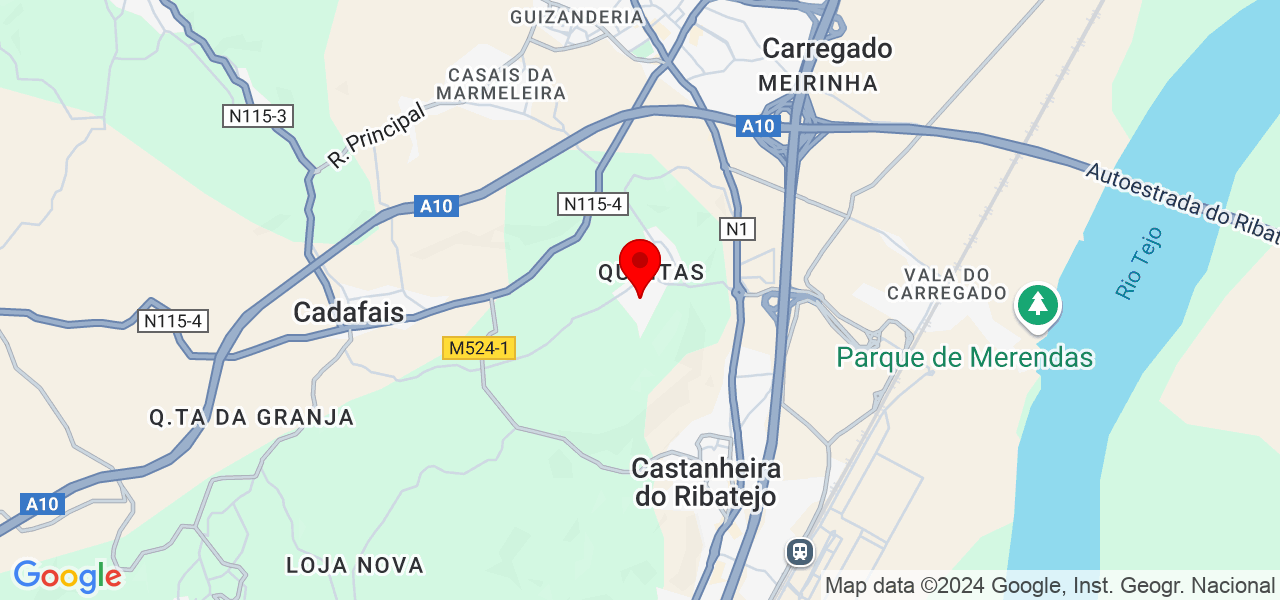 Mimi Gomes Canhanga - Lisboa - Vila Franca de Xira - Mapa
