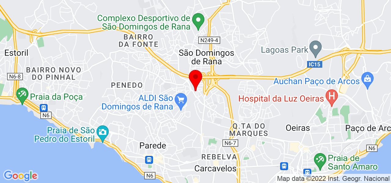 Margarida Antunes - Lisboa - Cascais - Map