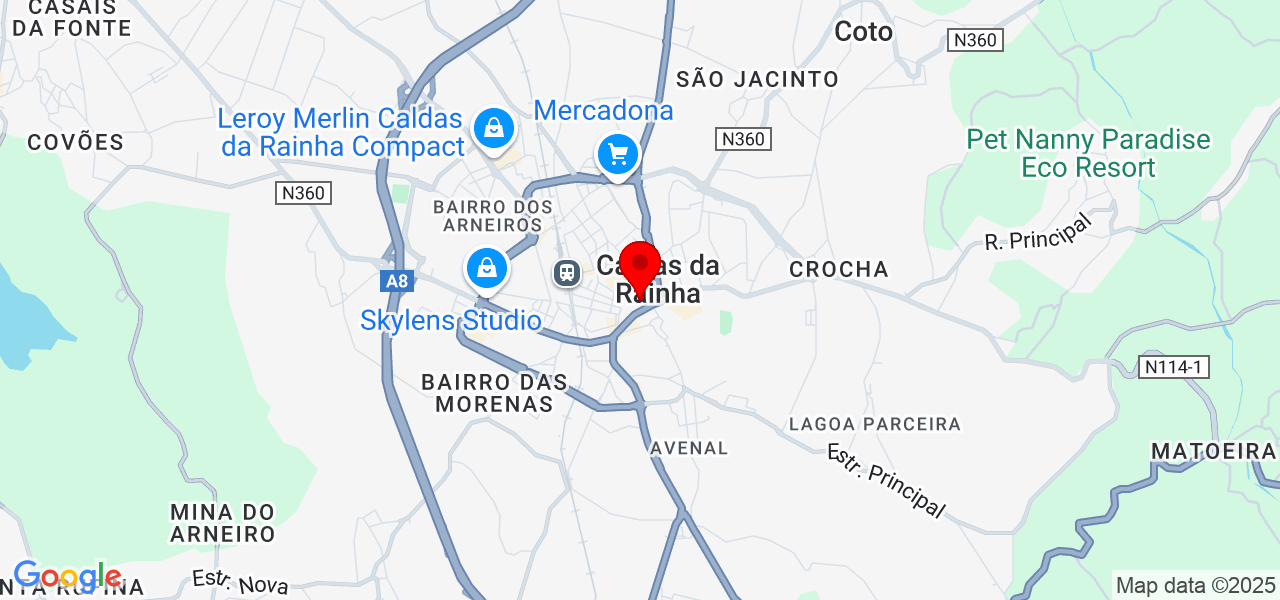 Acabamentos Rom&atilde;o - Leiria - Caldas da Rainha - Map