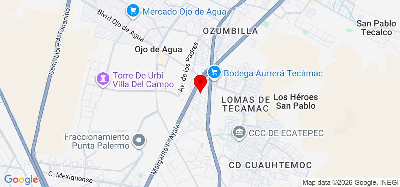 Oscar Gottlieb - México - Tecámac - Mapa
