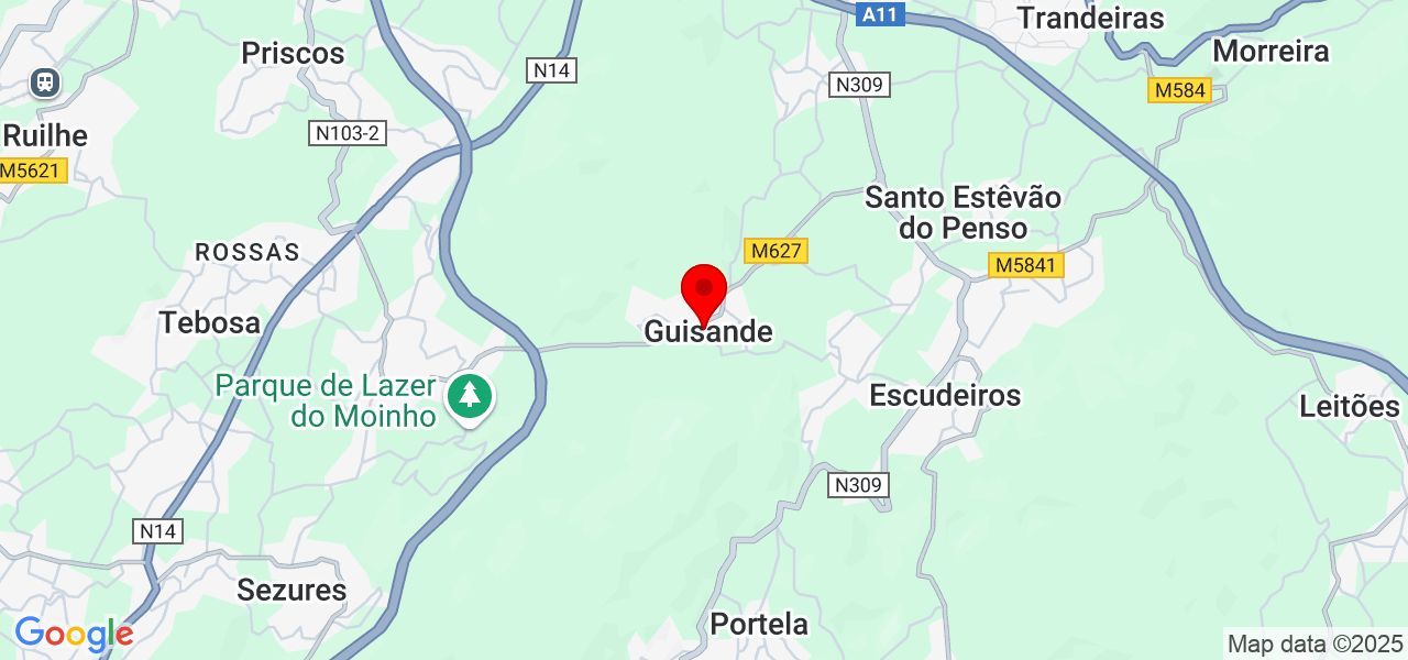 Nadine Sá - Braga - Braga - Mapa
