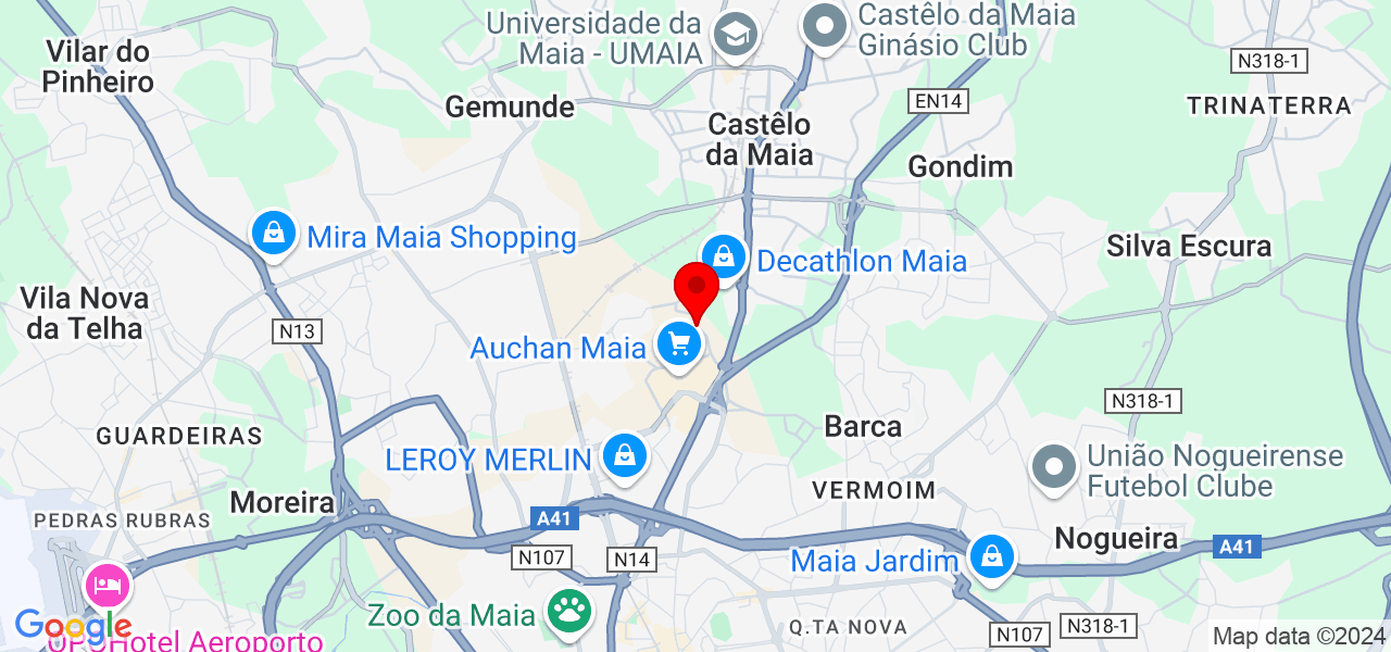 Carol - Porto - Maia - Mapa