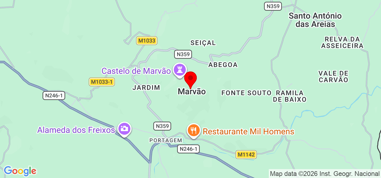 Tecnoartes - Portalegre - Marvão - Map