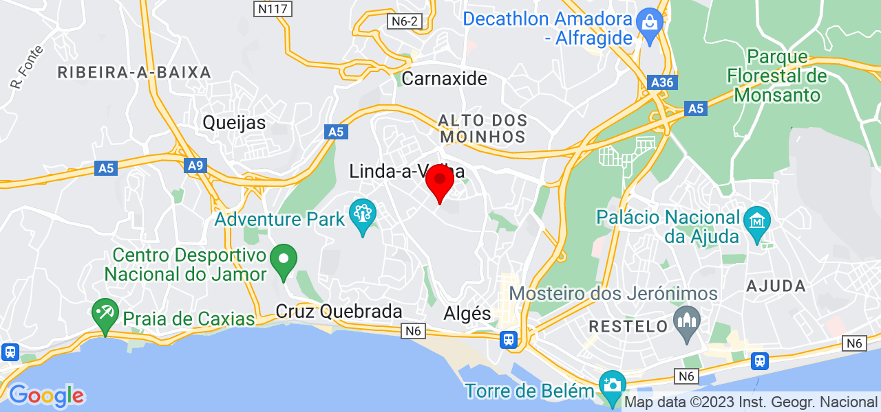 Bruno Feliphe - Lisboa - Oeiras - Mapa