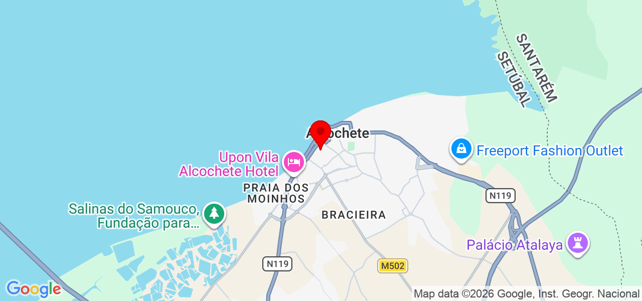 Cleide Shine limpeza cuidadora profissional em a domicílio - Setúbal - Alcochete - Mapa