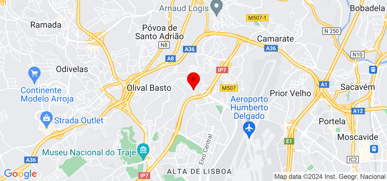 SUPORTE SERVI&Ccedil;OS - Lisboa - Lisboa - Mapa