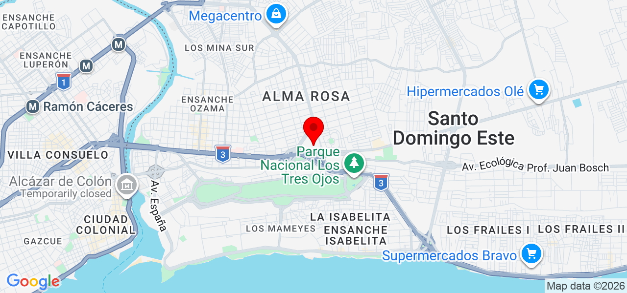 Bruno Vicente - Santo Domingo - Santo Domingo Este - Mapa