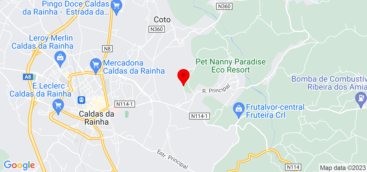 S&eacute;rgio Pinheiro - Leiria - Caldas da Rainha - Mapa