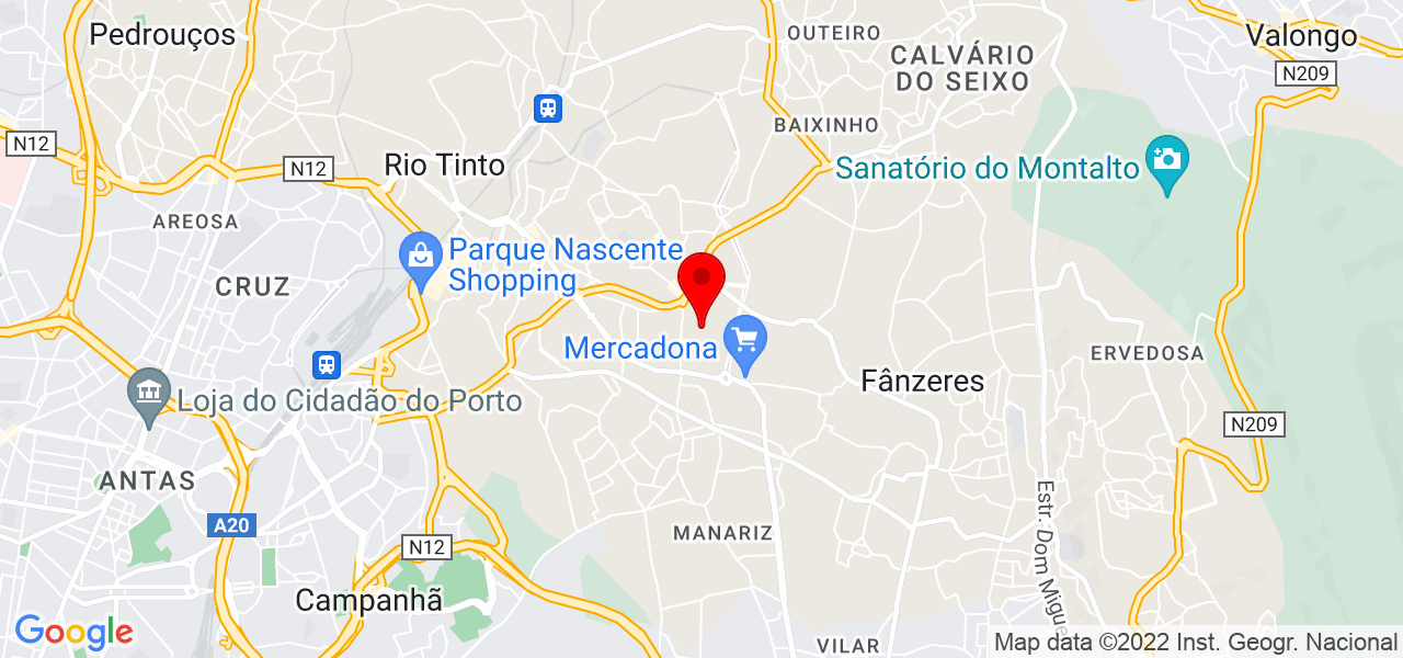 Rita - Porto - Gondomar - Mapa